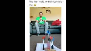 This man literally hit the impossible 😱😱