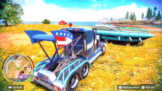 Abandoned Yacht Found Near Factory - Off The Road Unleashed Nintendo Switch Gameplay