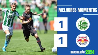 JUVENTUDE 1 X 1 RED BULL BRAGANTINO | GOLS E MELHORES MOMENTOS | 28ª RODADA BRASILEIRÃO 2024