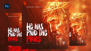 Easter and Good Friday flyer Tutorial 🔥🔥💥💯💯💯 | Photoshop Tutorial