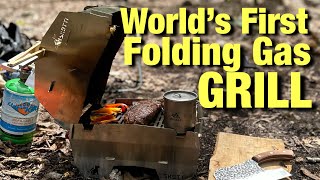 WORLD’S First Folding Gas Grill The SKOTTI