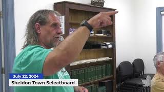 Sheldon Town Selectboard | 07/22/2024