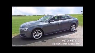 Audi A5 Sportback 3.0 TDI S Line for sale - Austin Owen Elite Cars