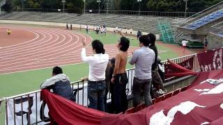 ULTRAS WASEDA　『バルサよりもレアルよりも』　（VS国士舘大学20100411）