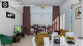 Lumion 9   Living Room Interior Design Architectural Animation