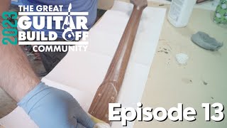 Stratocaster Build Ep 13 : Finishing The Neck With Linseed Oil #ggbo2023