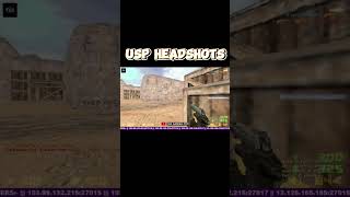 Usp Headshots #shorts #counterstrike #cs16 #gaming