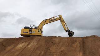 Komatsu PC210LCi - pierwsze testy po dostarczeniu maszyny do klienta.