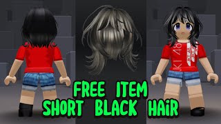 Cara Mendapatkan ITEM GRATIS SHORT BLACK HAIR DANCE FOR UGC di ROBLOX 😍😍