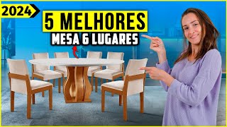 As 5 Melhores Mesa De Jantar 6 Lugares / Mesa 6 Cadeiras Em 2024!