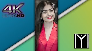 ✨🥰✨Rashmika Mandanna (4K) Full Screen WhatsApp Status Video Short New / Tujhe Mere Rab Ne Milaya✨🥰✨