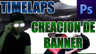 TIMELAPS || Creando banner para Blue Escobar