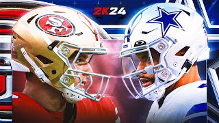 NFL 2K24 | Dallas Cowboys at San Francisco 49ers  🏈 | Week 8 | NFL 2K5 | PCSX2