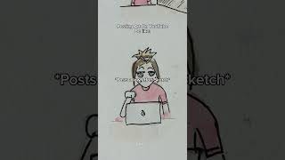 Artist Struggles. PT 1 #Art #youtube #algorithm #drawing #doodles