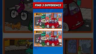 Find 3 Differences #016 #findthedifferences #shorts #quiz