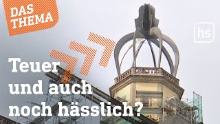 600.000 €: Fuldas neue Schlossturmhaube erregt die Gemüter | hessenschau DAS THEMA