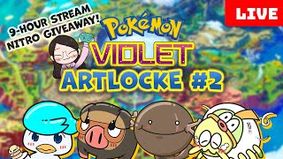 Let's draw more GEN 9 pokemon and continue our adventure! | Pokemon Violet Artlocke EP2