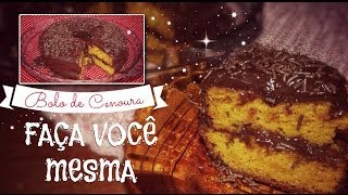 Mão na Massa:  BOLO DE CENOURA E CHOCOLATE