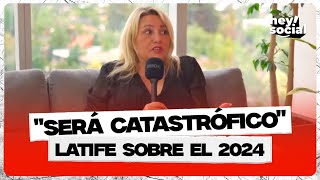 "VIENEN TORMENTAS... TODO SERÁ EXTREMO" 😱 Latife Soto Predicciones 2024 #HeySocial