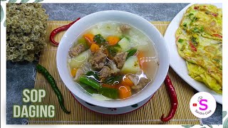 RESEP SOP DAGING SAPI🐄 | SIMPEL, LEZAT, SEHAT