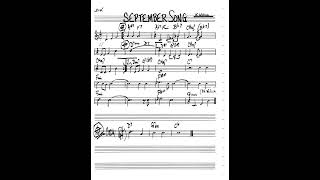 real book solo piano: september song (Kurt Weill and Maxwell Anderson)