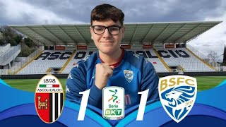 ASCOLI-BRESCIA 1-1 PAREGGIO PREZIOSO