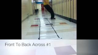 Agility Ladders - Front To Back Across #1