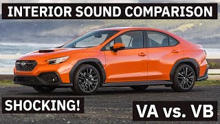 2022+ Subaru WRX Interior Cabin Sound Comparison