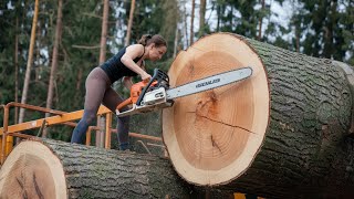 Extreme Dangerous Fastest Big Chainsaw Cutting Tree Machines | Dangerous Heavy Equipment Machines