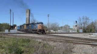 Norfolk Southern & CSX in Cordele GA NS 295 NS #8812 / CSX Q685-31 CSX #4748  Railfaning