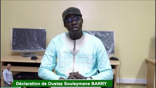 🛑Déclaration synthétique* de Souleymane BARRY sur les élections législatives anticipées du..