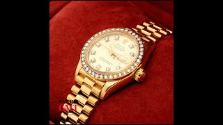 ROLEX DATEJUST LADY GOLD DIAMONDS - WATCHESGMT