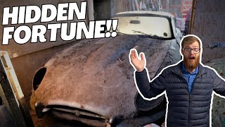 AMAZING FIND! A Fortune of Classic cars hidden in water plant!