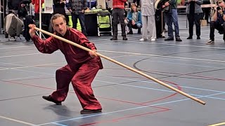 Long Pole 'Dagan' at Tai Chi STN Dutch Open 2023 | Tai Chi Apeldoorn He Yong Gan