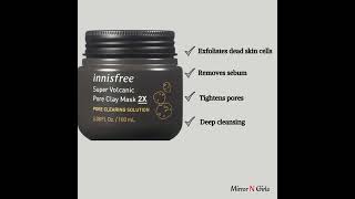 Innisfree Super volcanic pore clay mask 2X 100ml