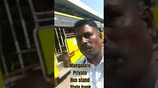 Mangalore private bus bus stand 3 October 2024