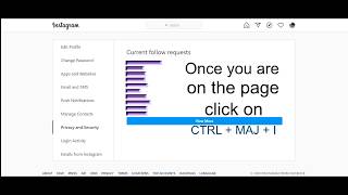 Cancel Sent Follow Requests On Instagram Using javascript