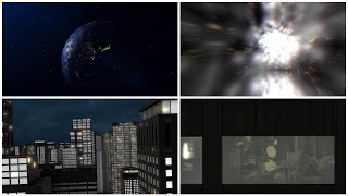 3D Earth Zoom Flyby Through City - After Effects Template