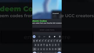 Flex UGC Code #roblox #robux #code #viralshort #viral #game