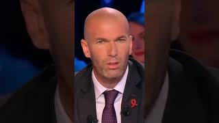 Zidane à la question "Est-ce que vous pourriez entraîner le PSG un jour ?" #shorts