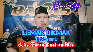 LEMAK DIKMAK_Cipt: Pasmanto || Ali imron live Akustik Batanghari sembilan sum-sel || Batu lima