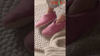 Handmade Wool Felted Indoor Shoes by Woollyes – Ultimate Comfort and Eco-Friendly Design