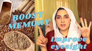 HOW TO BOOST MEMORY + SHARPEN EYESIGHT NATURALLY ~ Immy