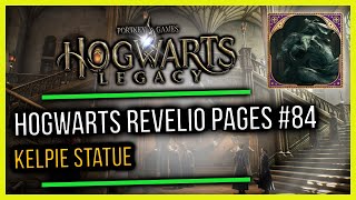 Hogwarts Castle Field Guide Revelio Pages #84 Kelpie Statue