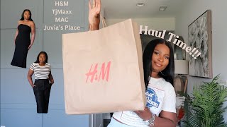 Haul | H&M |TjMaxx | MAC | Juvia's Place