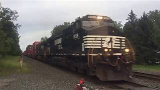 NS Chicago Line - A westbound NS Intermodal at Sedan