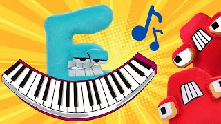 E's Piano | Alphabet Lore | Plushy Kids