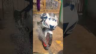 Yamaha R15 v4 washing at home | washing R15 v4