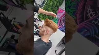 BEST BROWN HAIRS SIDE FADE POMPADOUR HAIRSTYLE ✂️ FOR MEN 💈