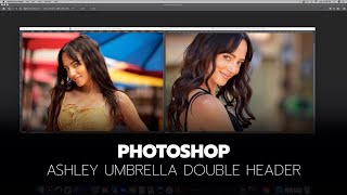 Photoshop Retouching - Ashley and the Umbrellas